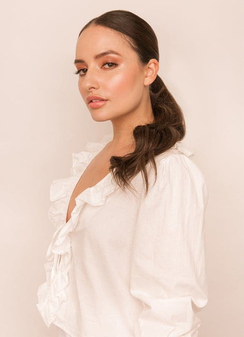 16 inch Clip in Ponytail Extension #1C Mocha Brown