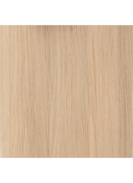 16 inch Clip in Ponytail Extension Ice Blonde