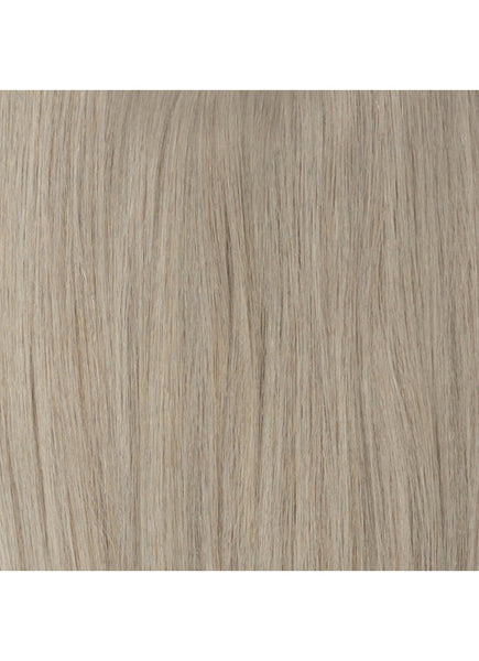 16 inch Clip in Ponytail Extension Silver