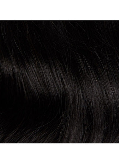 22 Inch Clip in Ponytail Extension #1B Natural Black