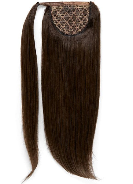 16 inch Clip in Ponytail Extension #1C Mocha Brown