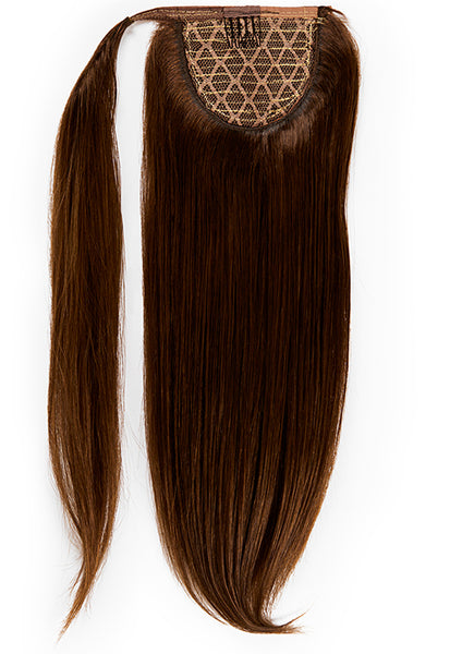 22 Inch Clip in Ponytail Extension #2 Dark Brown