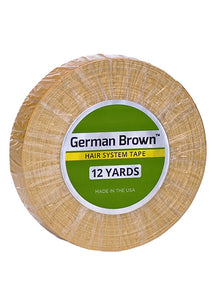 Walker Tape | German Brown Hair Tape Adhesive 3/4" x 12yds - Wig, Hairpiece