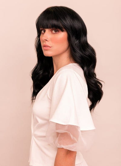 16 inch Ultimate Volume Clip in Hair Extensions #1 Jet Black