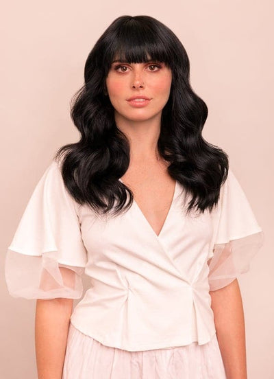 16 inch Ultimate Volume Clip in Hair Extensions #1 Jet Black