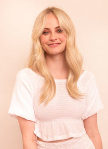 16 inch clip in hair extensions #60 light blonde 1