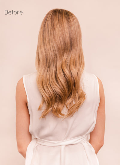 22 inch Halo Hair Extensions in #16 Light Golden Blonde