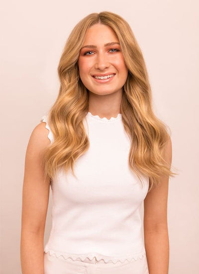 16 inch Ultimate Volume Clip in Hair Extensions #16 Light Golden Blonde