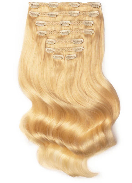 16 Inch Ultimate Volume Clip in Hair Extensions #60 Light Blonde