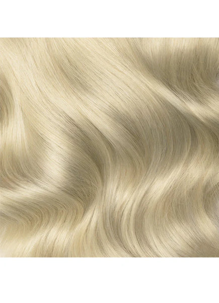 16 Inch Deluxe Clip in Hair Extensions #60W Platinum Blonde