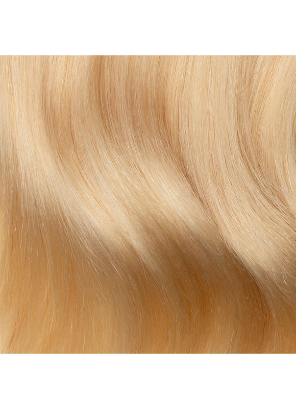16 inch Deluxe Clip in Hair Extensions #613 Bleached Blonde
