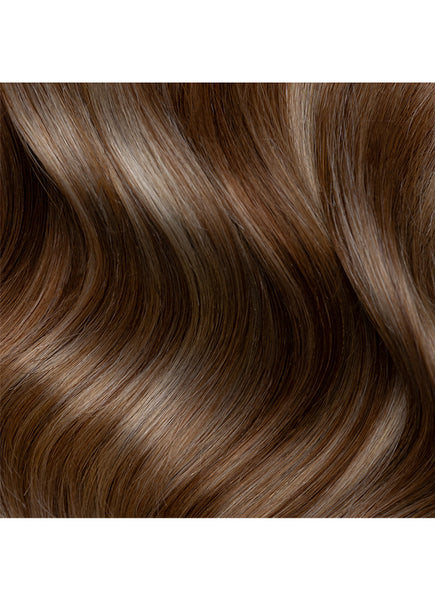 16 inch Halo Hair Extensions Brown & Blonde (Bronde) Balayage #F4A-4A8A613