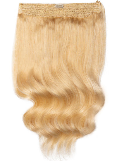 16 inch Halo Hair Extensions in #613 Bleached Blonde