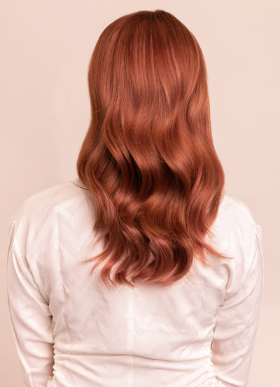 16 inch Halo Hair Extensions in #33 Dark Auburn Red