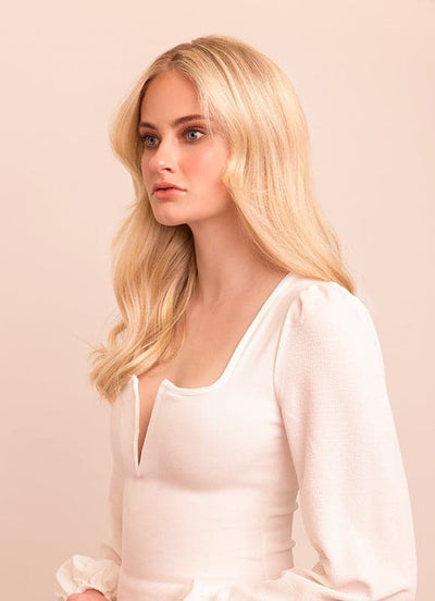 16 inch Halo Hair Extensions in #60 Light Blonde