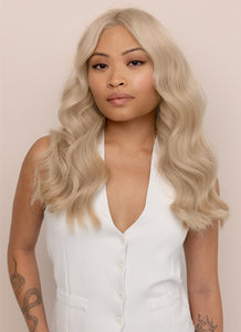 16 Inch Halo Hair Extensions #Light Grey