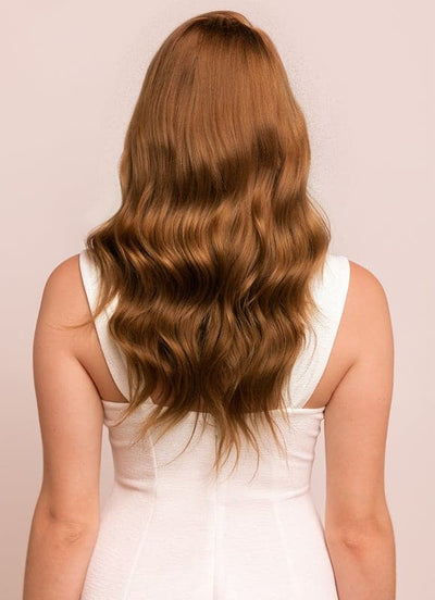 16 inch Halo Hair Extensions in #4 Medium Brown