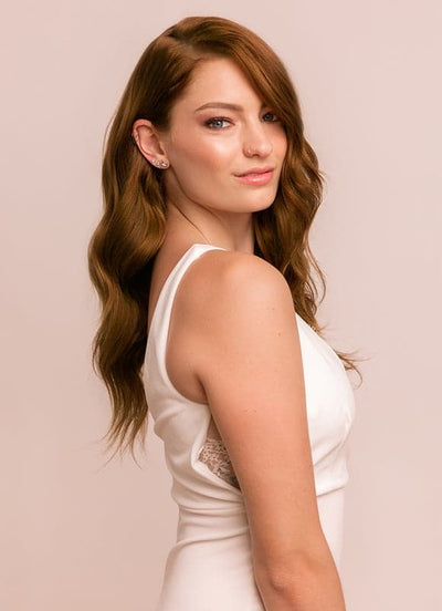 16 inch Halo Hair Extensions in #4 Medium Brown