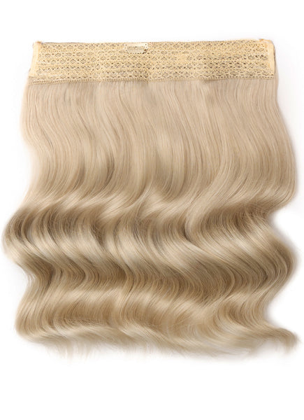 16 inch Halo Hair Extensions in Silver
