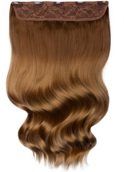 Clip in One Piece/ Volumizer Medium to Golden Brown Ombre