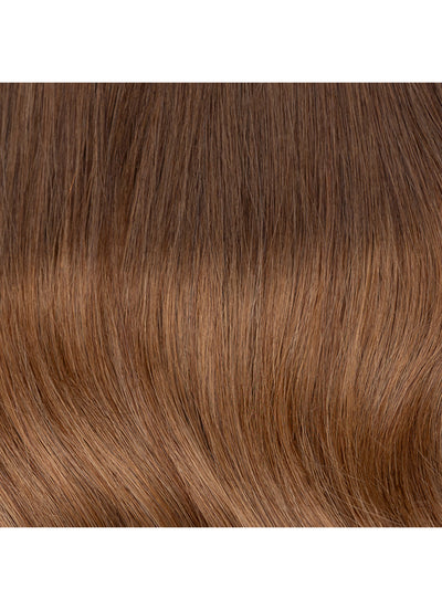 Clip in One Piece/ Volumizer Dark to Light Brown Ombre