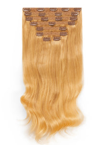 16 Inch Ultimate Volume Clip in Hair Extensions #27 Strawberry Blonde