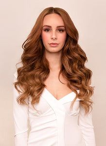 20 inch Ultimate Volume Clip in Hair Extensions  #6 Light Chestnut Brown