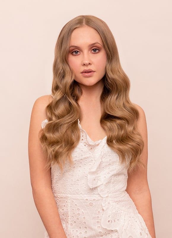 20 inch Ultimate Volume Clip in Hair Extensions #18 Golden Blonde