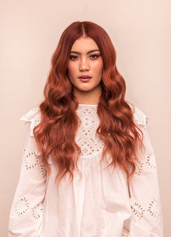 20 inch Ultimate Volume Clip in Hair Extensions  #33 Dark Auburn Red