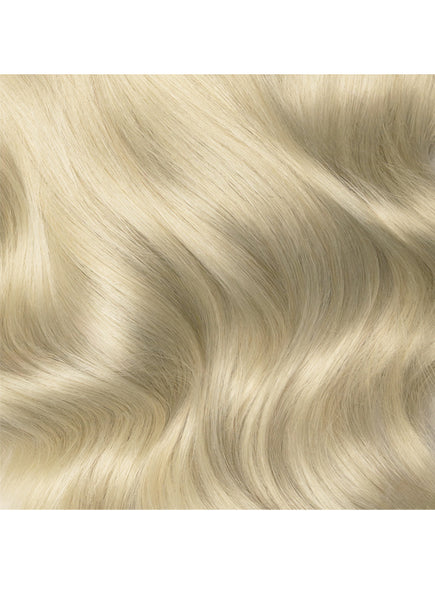 20 inch Full Volume Clip in Hair Extensions Platinum Blonde