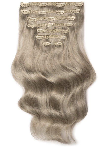 20 Inch Full Volume Clip in Hair Extensions #Silver