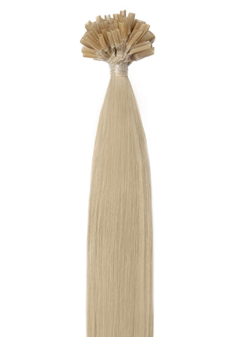 20 Inch Keratin Bond/ Fusion Hair Extensions Nail/ U-Tip #60W Platinum Blonde