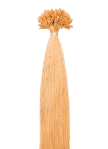 20 Inch Keratin Bond/ Fusion Hair Extensions Nail/ U-Tip #27 Strawberry Blonde