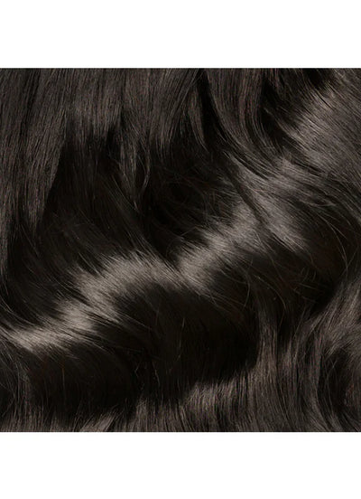 20 inch Seamless Clip in Hair Extensions #1 Jet Black