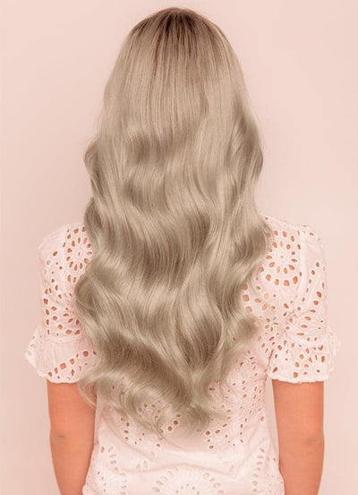 20 inch Ultimate Volume Clip in Hair Extensions  Silver