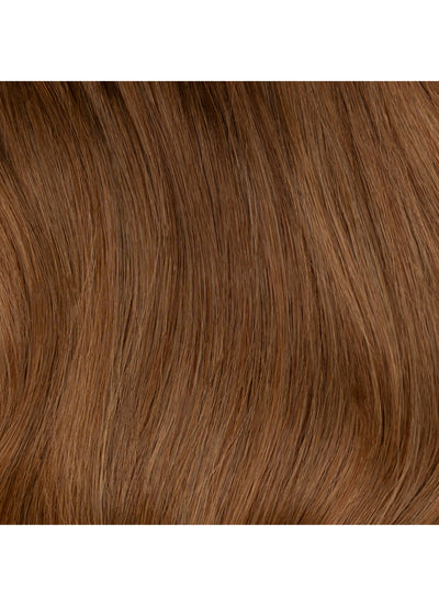 20 inch Ultimate Volume Clip in Hair Extensions in Medium to Light Brown Ombre