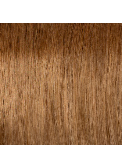 22 inch Halo Hair Extensions in Medium to Golden Brown Ombre