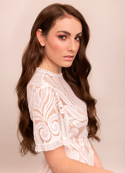 22 inch Halo Hair Extensions in #2 Dark Brown