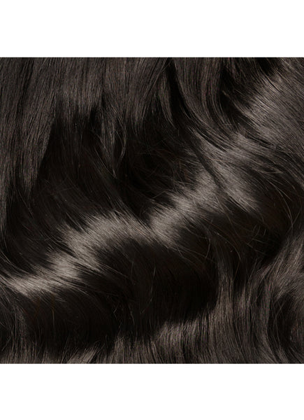24 inch Deluxe Clip in Hair Extensions #1 Jet Black