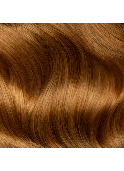 24 inch Deluxe Clip in Hair Extensions #8 Chestnut Brown