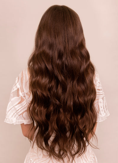24 inch Ultimate Volume Clip in Hair Extensions  #2 Dark Brown