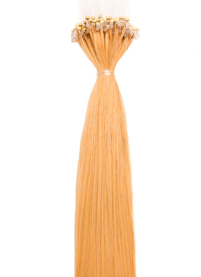 24 Inch Micro Loop Hair Extensions #27 Strawberry Blonde
