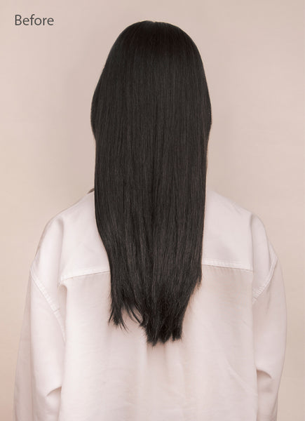 30 inch clip in hair extensions #1 jet black 5