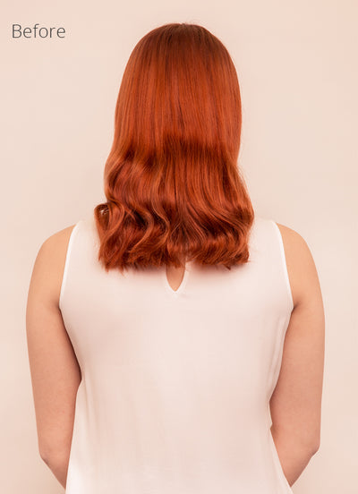 24 inch Ultimate Volume Clip in Hair Extensions  #33 Dark Auburn Red