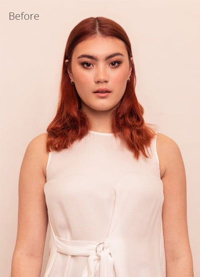 20 inch clip in hair extensions #33 dark auburn 4