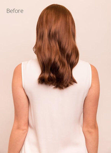 16 inch Deluxe Clip in Hair Extensions #4 Medium Brown