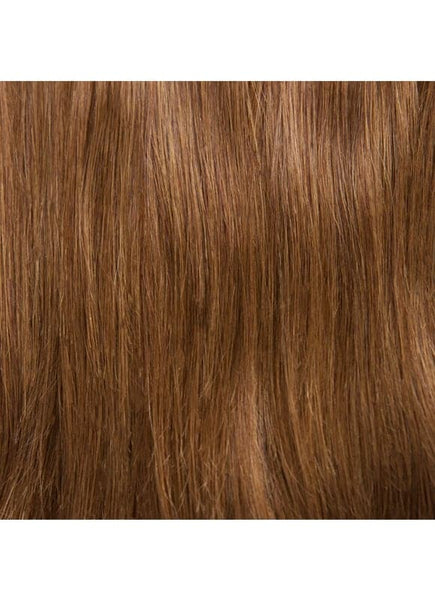 20 inch Seamless Clip in Hair Extensions #4 Medium Brown