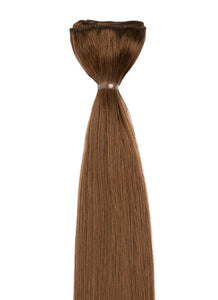 20 Inch Weave/ Weft Hair Extensions #6 Light Chestnut Brown