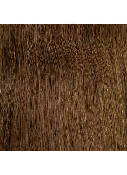 20 inch Remy Tape Hair Extensions #6 Light Chestnut Brown