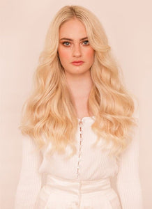 20 inch Ultimate Volume Clip in Hair Extensions  #60 Light Blonde